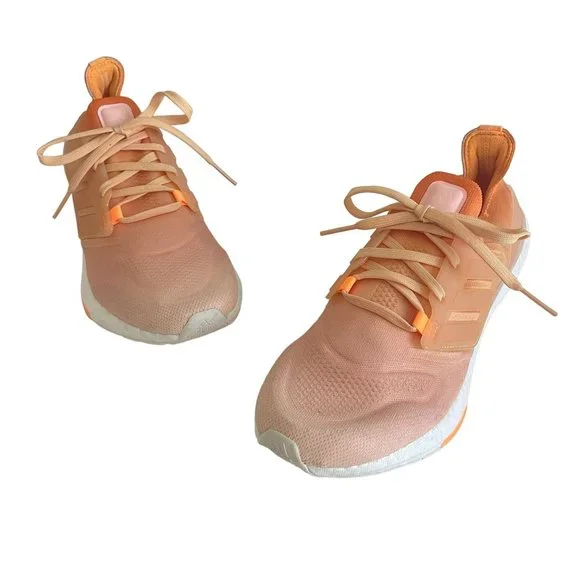 adidas gazelle silver green womens Adidas X Stella McCartney Women's Ultraboost 22 Active Orange / White  Vapour / Core Black Running Shoes main image 0